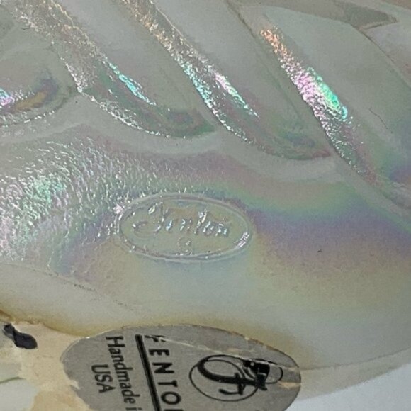 Fenton Glass Swan 10Th Anniversary Opalescent signed Vintage 4” X 4” figurine - Picture 10 of 10